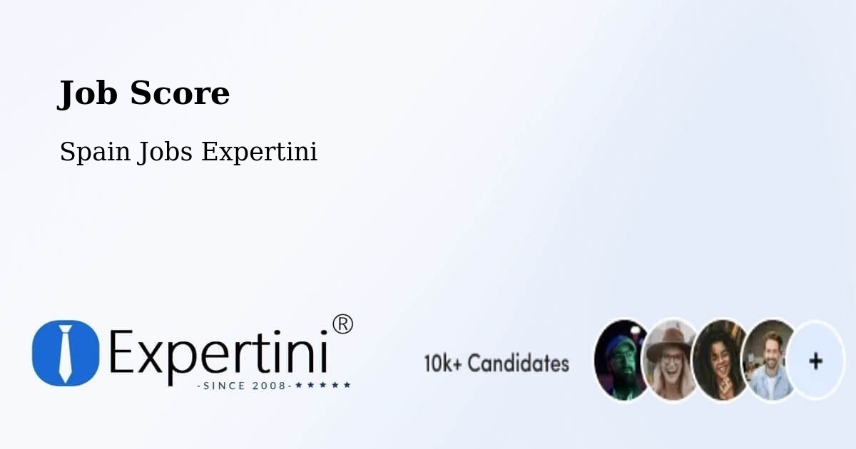 Job Score & Job Description Score Tool – Avión - Spain Jobs Expertini